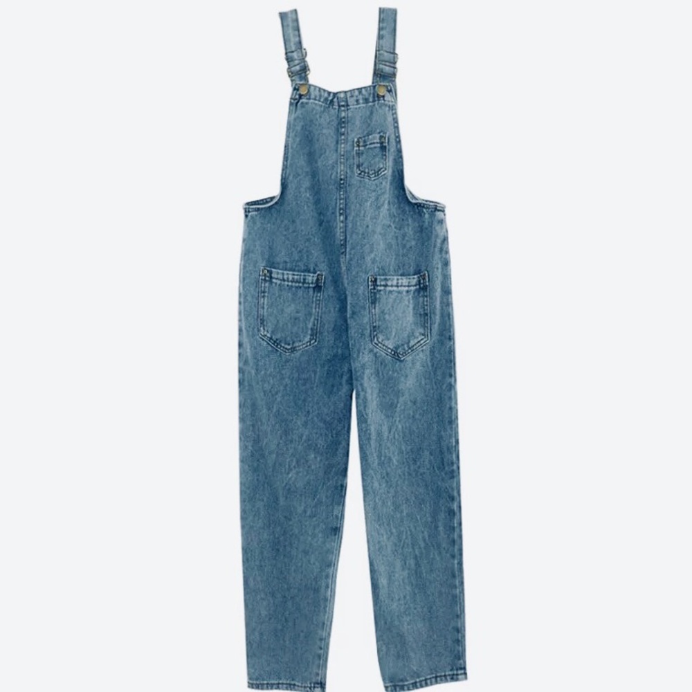 Denim Overall Jumpsuit - Picture 14 of 16